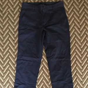FOREVER 21 MEN NAVY SLIM CHINO PANT